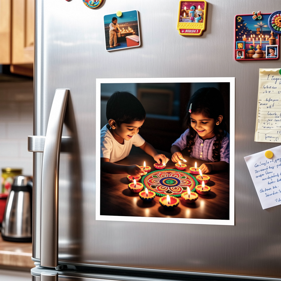 Mini Square Photo Magnets – Packs of 4–20