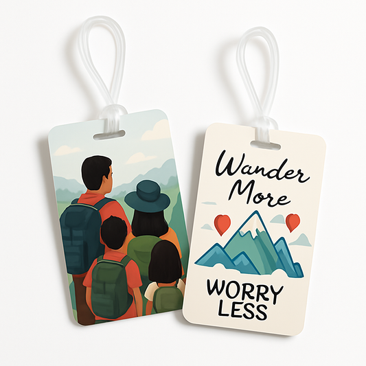 Flexi Loop Personalized Travel Tags