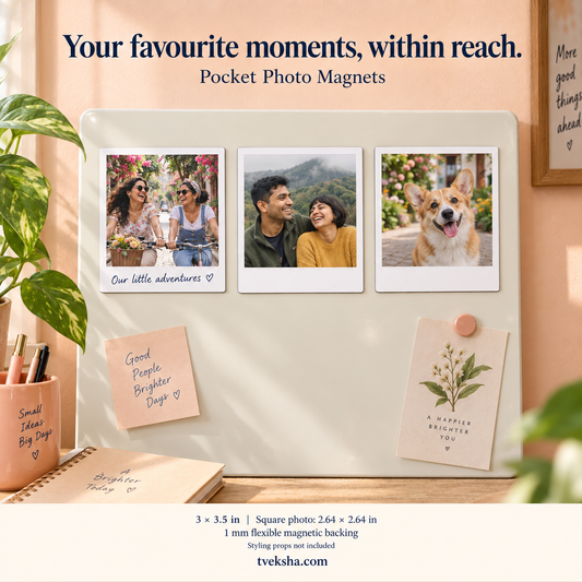 Pocket Polaroid-Style Photo Magnets – Packs of 4–20