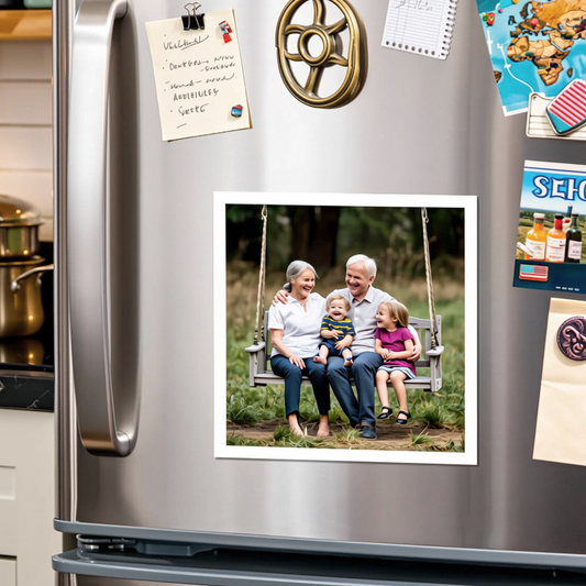 Personalized Pocket Square Photo Magnets (Sets of 4-20)