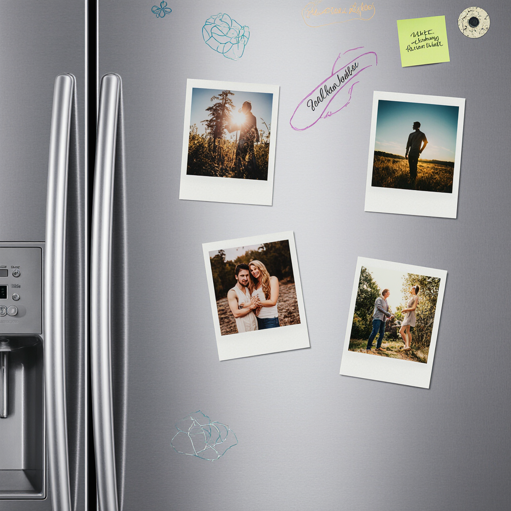 Magnetic Classic Polaroid-Style Photo Prints