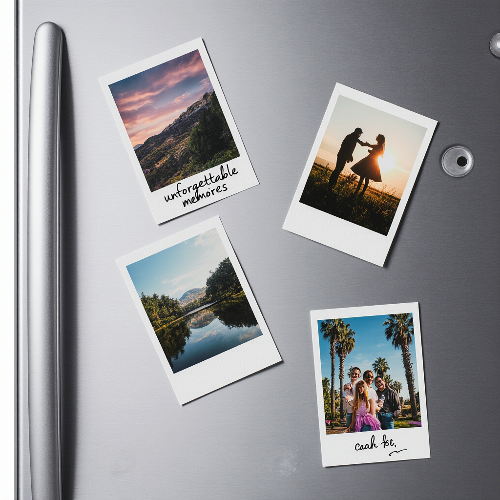 Magnetic Classic Polaroid-Style Photo Prints