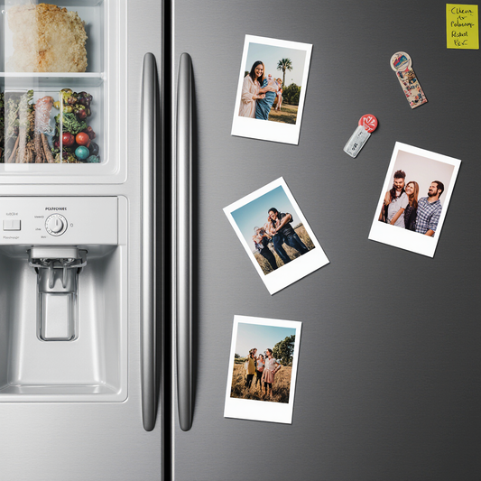 Magnetic Mini Polaroid-Style Photo Prints