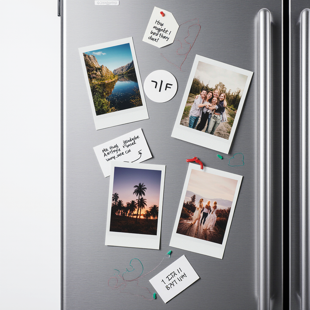 Magnetic Classic Polaroid-Style Photo Prints