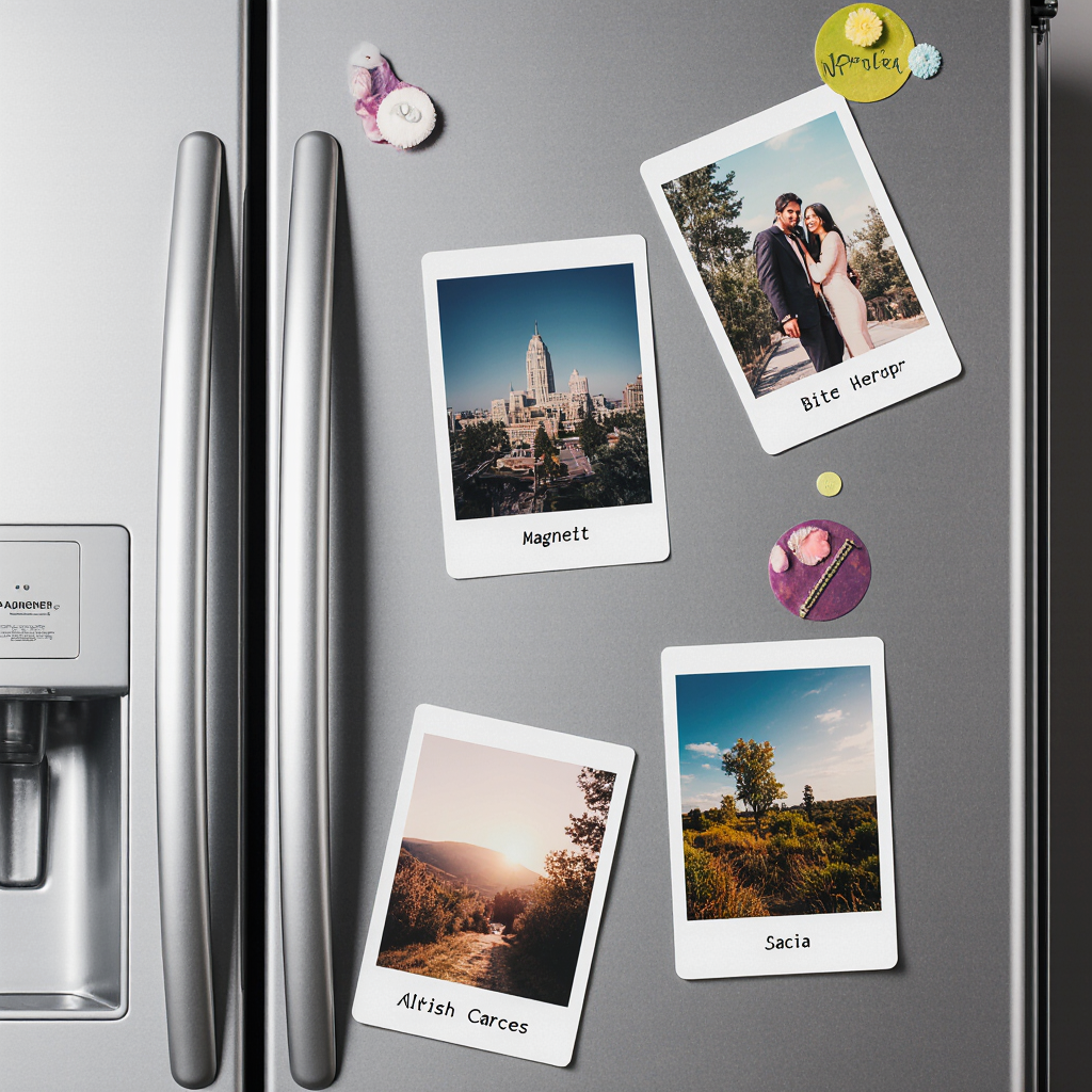 Magnetic Classic Polaroid-Style Photo Prints