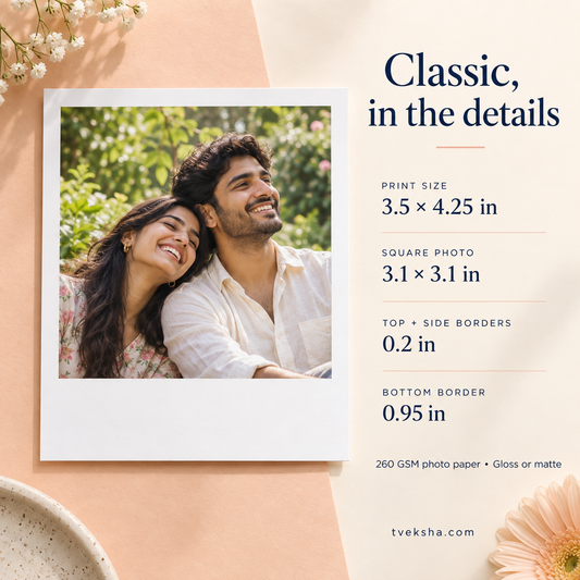 Classic Polaroid-Style Photo Prints – Packs of 12–60