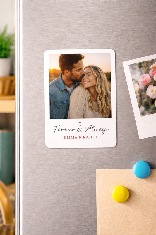 Personalized Photo Card Magnet