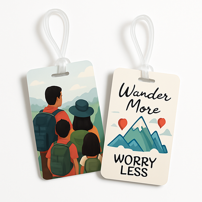 Flexi loop Personalized Travel Tags