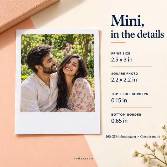 Mini Polaroid-Style Photo Prints – Packs of 12–60