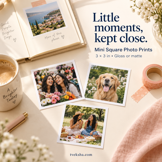 Mini Square Photo Prints – Packs of 12–60