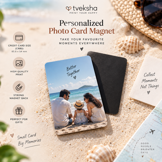 Personalized Photo Card Magnets