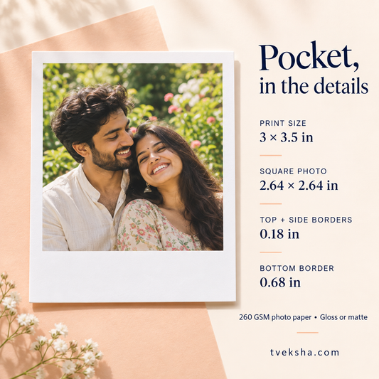 Pocket Polaroid-Style Photo Prints – Packs of 12–60