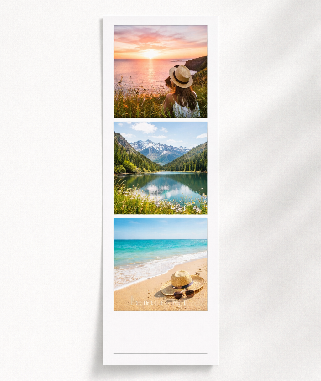 Photobooth Strips – 3 Photo Layout – Packs of 4–12