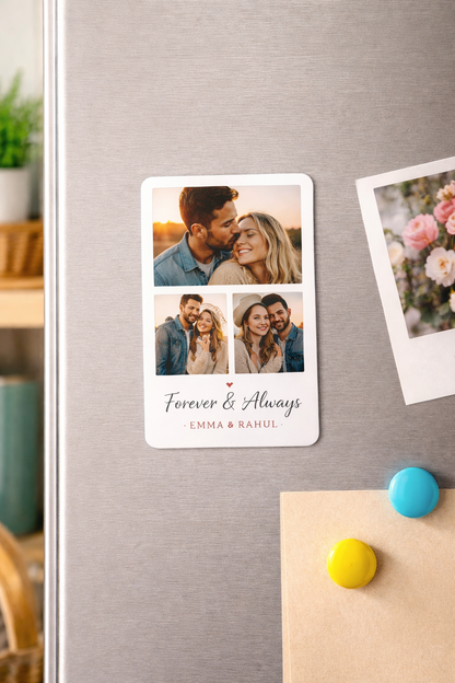 Personalized Photo Card Magnet